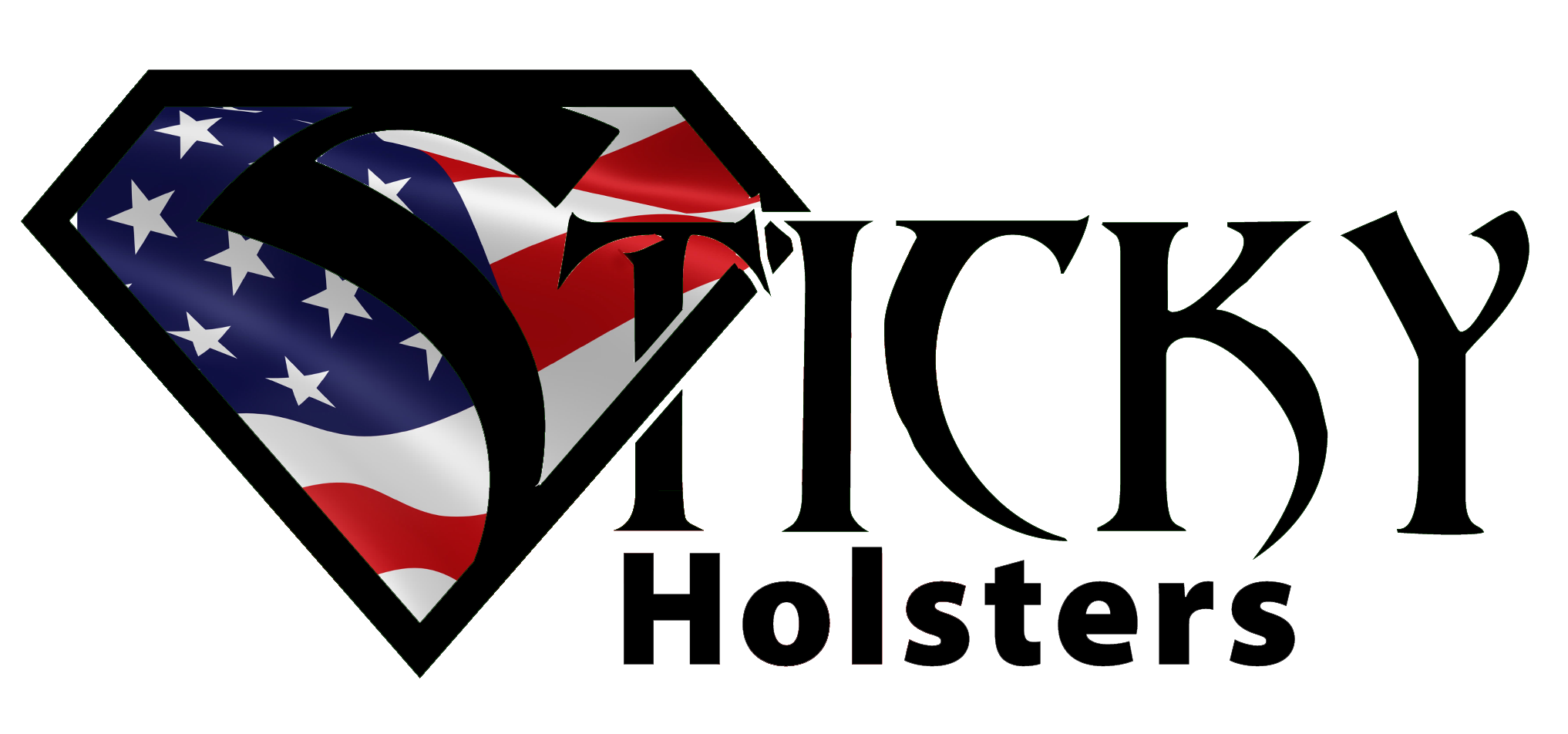 Sticky Holsters Flag Logo